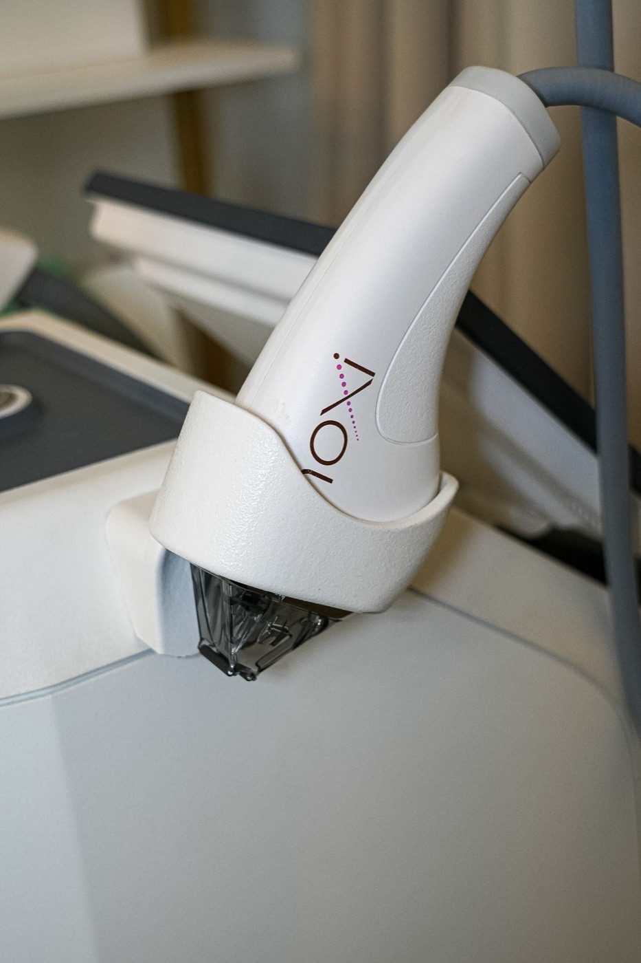 Sciton MOXI laser handpiece in the clinic