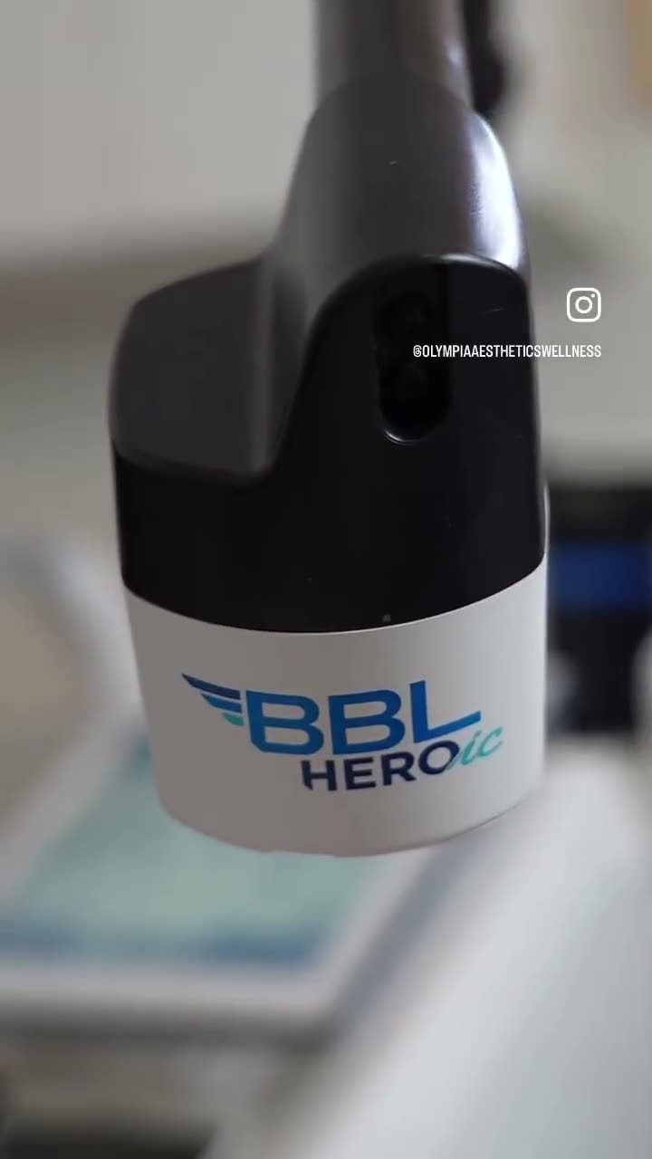 Patient prep and BBL HEROic treatment on the face at Olympia Aesthetics in Palm Harbor