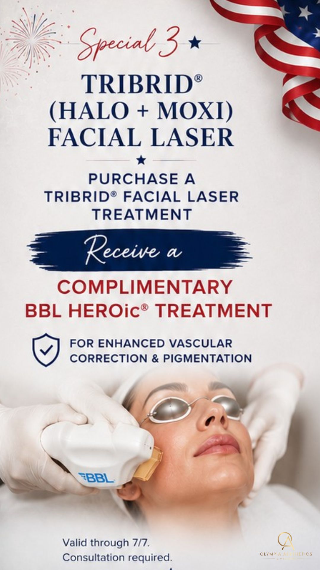 Special 3 — Tribrid Halo + Moxi facial laser with complimentary BBL HEROic