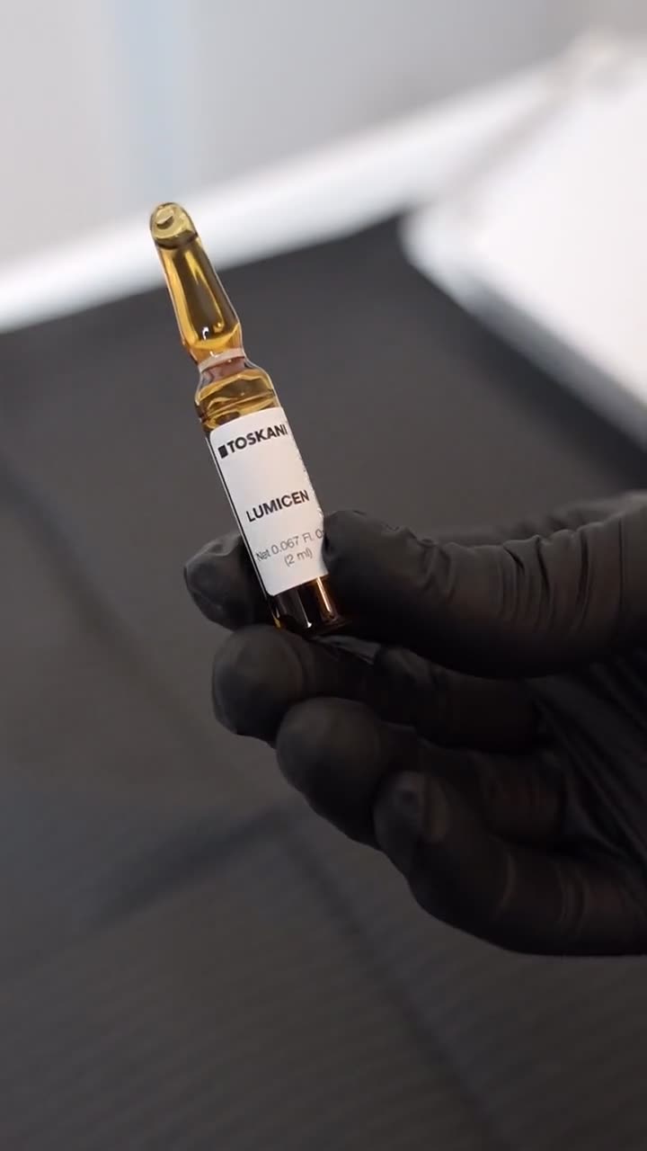 Olympia Morris, PA-C placing a Toskani mesotherapy treatment at Olympia Aesthetics in Palm Harbor