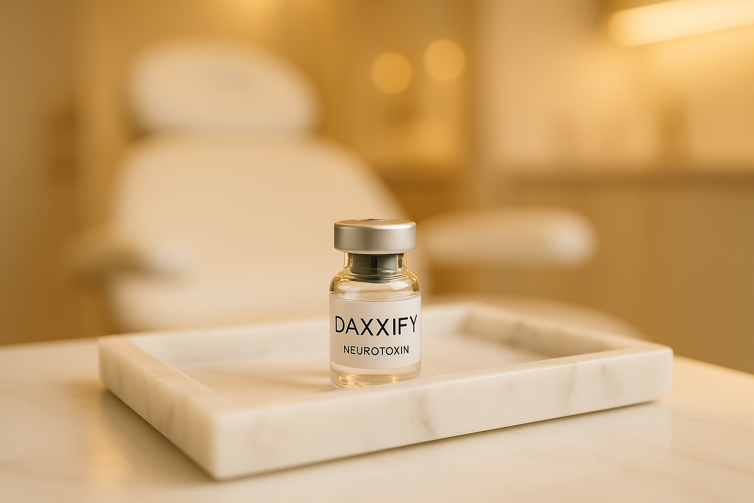 Daxxify wrinkle relaxer vial used at Olympia Aesthetics in Palm Harbor, Florida