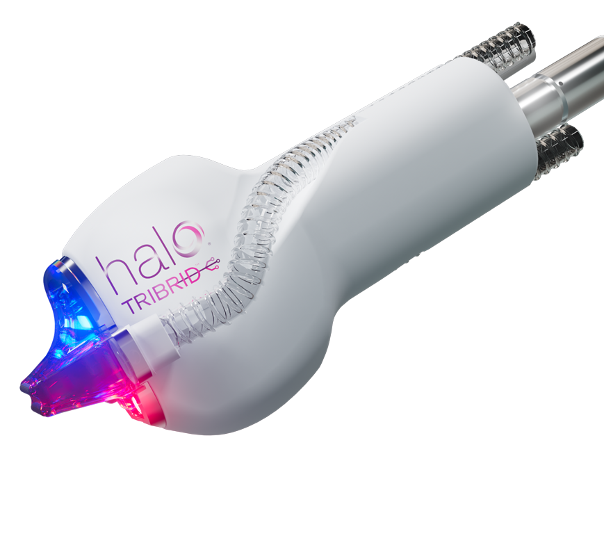 Sciton HALO TRIBRID laser handpiece for skin resurfacing